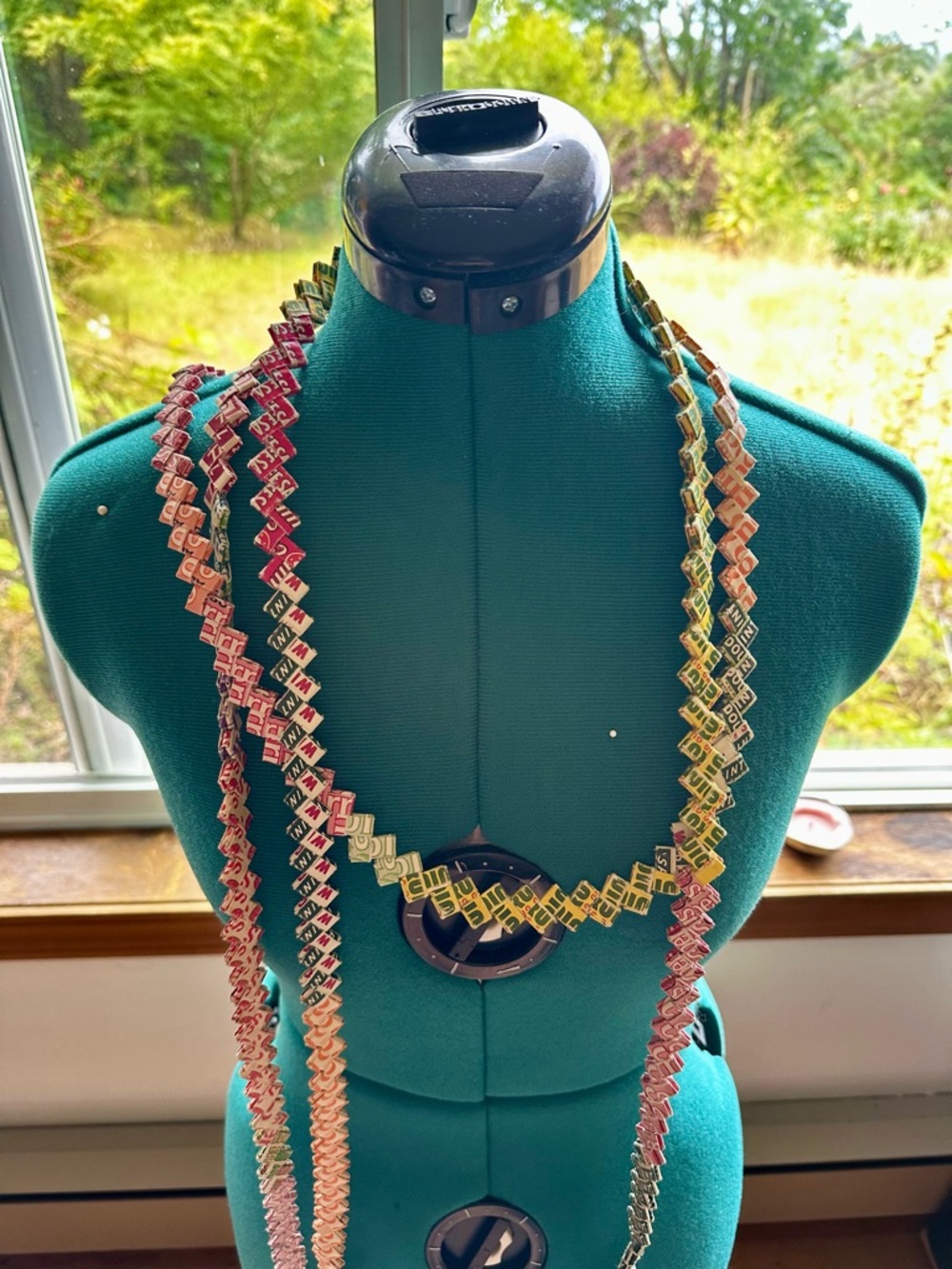 Vintage Gum Wrapper Chain Folk Art Handmade Decor Set
